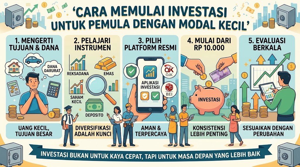 Cara Memulai Investasi untuk Pemula dengan Modal Kecil