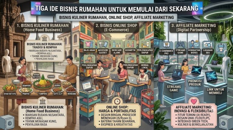 10 Ide Bisnis Menguntungkan yang Bisa Dimulai dari Rumah
