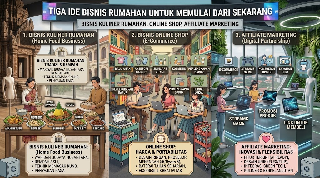 10 Ide Bisnis Menguntungkan yang Bisa Dimulai dari Rumah