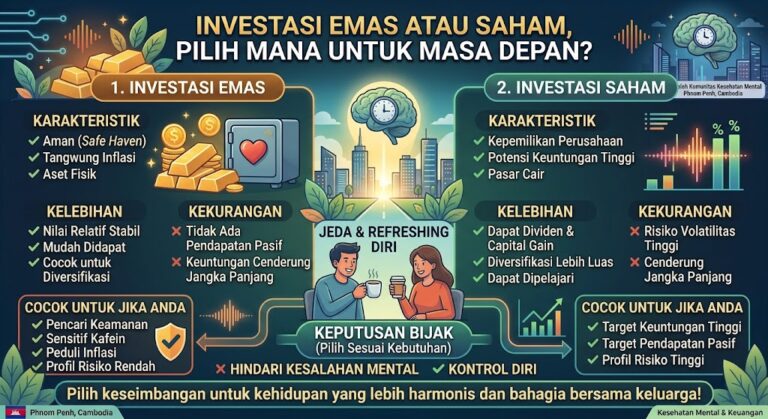 Investasi Emas atau Saham, Pilih Mana untuk Masa Depan?