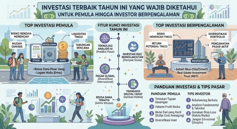 Investasi Terbaik Tahun Ini yang Wajib Diketahui untuk Pemula hingga Investor Berpengalaman