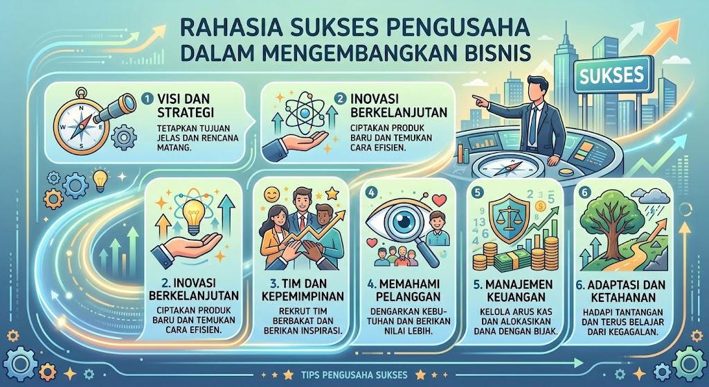 Rahasia Sukses Pengusaha dalam Mengembangkan Bisnis