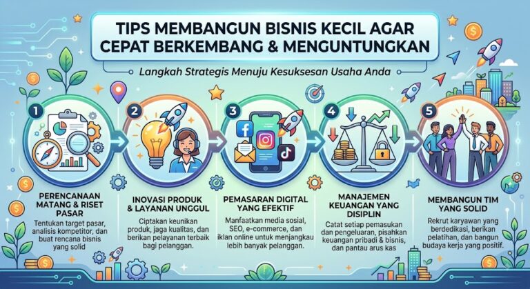 Tips Membangun Bisnis Kecil agar Cepat Berkembang dan Menguntungkan